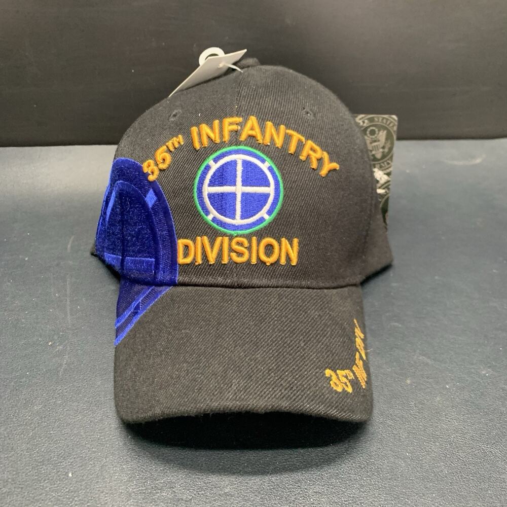 35th Infantry Division U.S. Warriors Hat Hook & Loop Adjustable, Embroidered